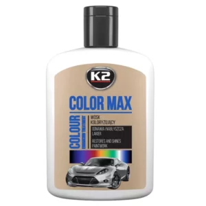 K2 Color Max fehér színezett polír-wax 250 ml – K020BI