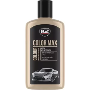 K2 Color Max fekete színezett polír-wax 250 ml – K020CAN