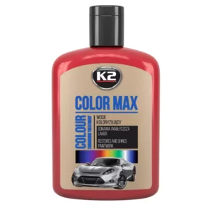 K2 Color Max piros színezett polír-wax 250 ml – K020CE