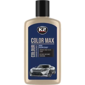 K2 Color Max sötétkék színezett polír-wax 250 ml – K020DARKBLUE