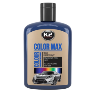 K2 Color Max sötétkék színezett polír-wax 250 ml – K020GR
