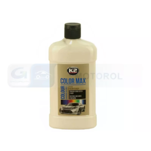 K2 Color Max fehér színezett polír-wax 500 ml – K025BI