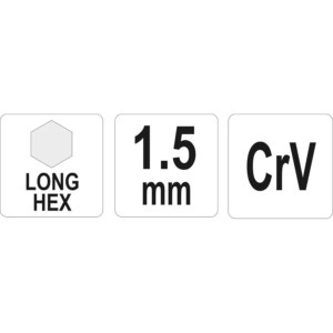 YATO imbuszkulcs hosszú 1,5 mm – YT-05430