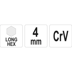 YATO imbuszkulcs hosszú 4,0 mm – YT-05434