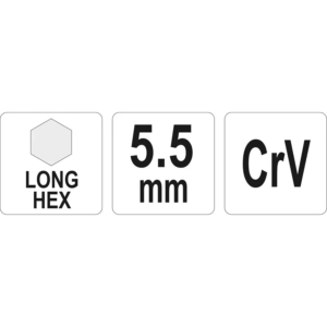 YATO imbuszkulcs hosszú 5,5 mm – YT-05437