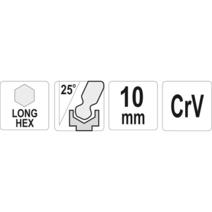YATO golyós végű, hosszú imbuszkulcs 10,0 mm – YT-05462