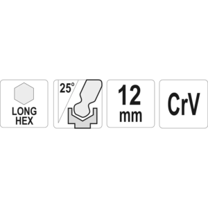 YATO golyós végű, hosszú imbuszkulcs 12,0 mm – YT-05463