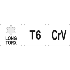 YATO torx-kulcs hosszú t6 – YT-05490