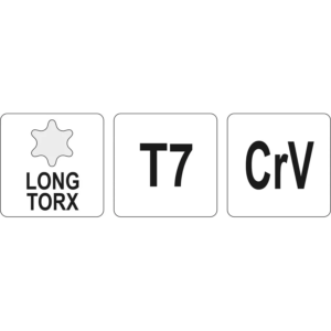 YATO torx-kulcs hosszú t7 – YT-05491