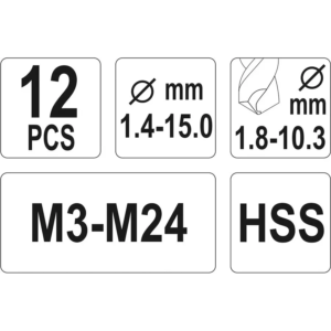 YATO csavarkiszedő-készlet – YT-0591