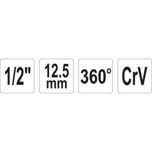 YATO meghúzási szögmérő 1/2 360 – YT-0593