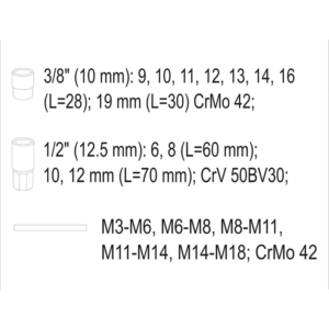 YATO csavarkiszedő-készlet 17 – YT-06033