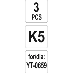 YATO cserélhető pengék YT-0659-hez 3 db – YT-06590