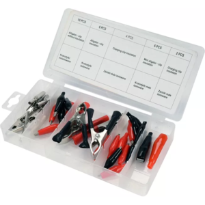 YATO elektromos krokodilcsipesz-készlet 28 db – YT-06870