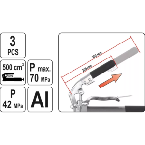 YATO zsírzóprés 5 l – YT-0704