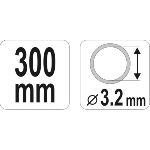 YATO zsírzóprés-tömlő 300 mm – YT-0709