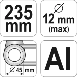 YATO fékcsőhajlító max. 12 mm – YT-0814
