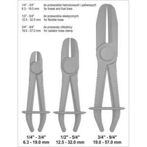 YATO folyadékcső-csipeszkészlet 3 – YT-0840
