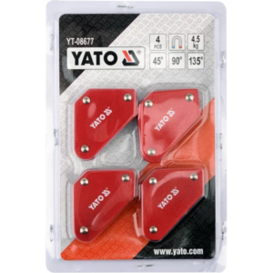YATO 4 db-os mini mágneses hegesztőszög-készlet – YT-08677
