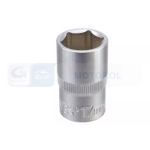 YATO dugókulcs 1/2", 17 mm, 6 lapú, Cr-V, rövid – YT-1210
