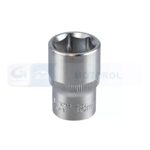 YATO dugókulcs 1/2", 18 mm, 6 lapú, Cr-V, rövid – YT-1211