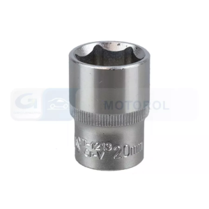 YATO dugókulcs 1/2", 20 mm, 6 lapú, Cr-V, rövid – YT-1213