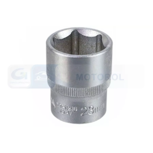 YATO dugókulcs 1/2", 23 mm, 6 lapú, Cr-V, rövid – YT-1216