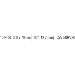 YATO l-hajtókar 1/2 300 × 70 mm – YT-12439