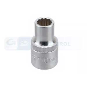 YATO dugókulcs 1/2", 10 mm, 12 lapú, Cr-V, rövid – YT-1272