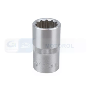 YATO dugókulcs 1/2", 15 mm, 12 lapú, Cr-V, rövid – YT-1277