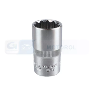 YATO dugókulcs 1/2", 16 mm, 12 lapú, Cr-V, rövid – YT-1278