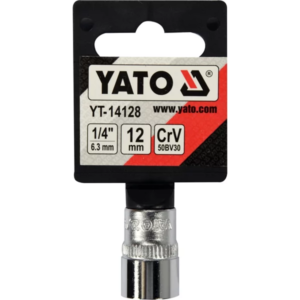 YATO dugókulcs 12 mm 1/4 6-lapú CV rövid – YT-14128
