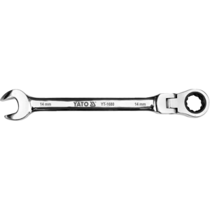 YATO kulcs csuklós racsnis csillag-villáskulcs 14 mm – YT-1680