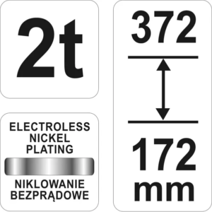 YATO palackemelő 2 t – YT-17015