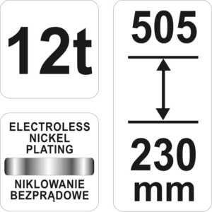 YATO palackemelő 12 t – YT-17045