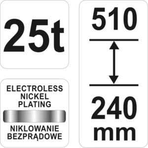 YATO palackemelő 25 t – YT-17075