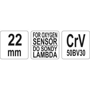 YATO lambdaszonda-kulcs 22 mm – YT-1754