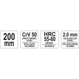 YATO csípőfogó 8 col – YT-2052
