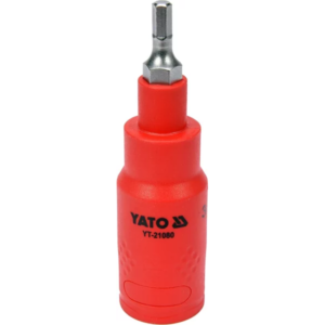 YATO szigetelt hatszögű száras kulcs 4 × 75 mm, 3/8, VDE – YT-21080
