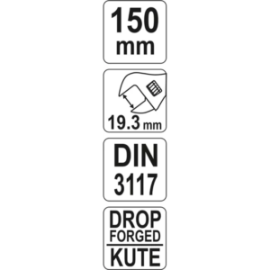 YATO állítható kulcs 150 mm – YT-21650