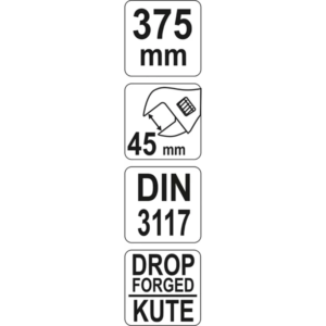 YATO állítható kulcs 375 mm – YT-21654
