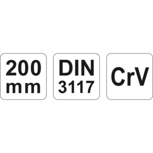 YATO állítható kulcs 200 mm, Cr-V, műanyag markolattal – YT-2171