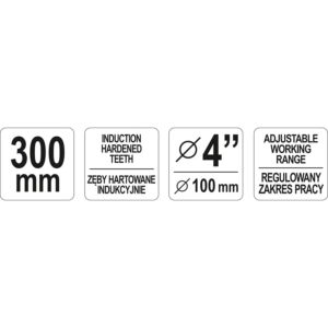 YATO láncos kulcs 300 mm – YT-22260