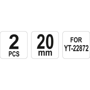 YATO cserepenge hidraulikus kábelvágóhoz, 20 mm – YT-22875