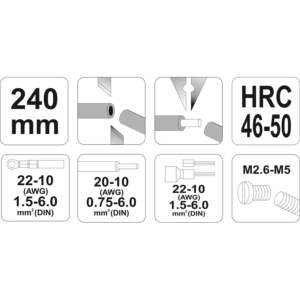 YATO fogó -hez szigeteléscsupaszító 240 mm – YT-22930