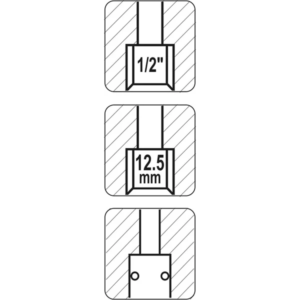 YATO gyorscsatlakozó aljzat, belső menetes, 1/2" – YT-2395
