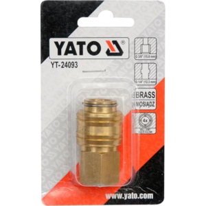 YATO sárgaréés gyorscsatlakozó belső menettel g3/8 – YT-24093
