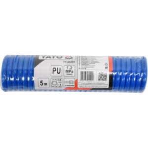 YATO pu spiráltömlő gyorscsatlakozóval 5.5 × 8x5m – YT-24201