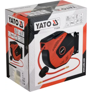 YATO pneumatikus tömlő 8 mm x 20m automatikus felcsévélőn – YT-24244
