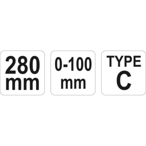 YATO rögzítőfogó klamrow típusú c 280 mm – YT-2468
